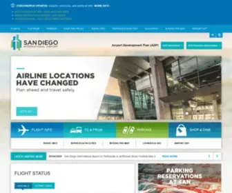 San.org(The San Diego International Airport) Screenshot