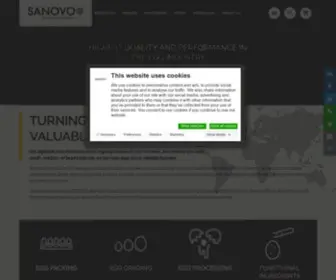 Sanovogroup.com(SANOVO TECHNOLOGY GROUP) Screenshot