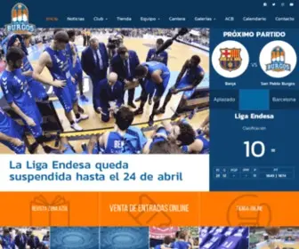 Sanpabloburgos.com(Club Baloncesto San Pablo Burgos) Screenshot