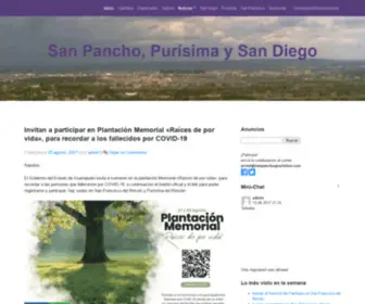 Sanpanchoypurisima.com(San Francisco del Rincón) Screenshot