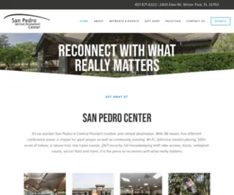 Sanpedrocenter.org(Orlando Catholic Retreat & Conference Center) Screenshot