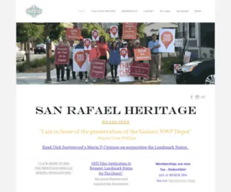 Sanrafaelheritage.org(San Rafael Heritage) Screenshot