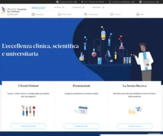 Sanraffaele.org(IRCCS Ospedale San Raffaele) Screenshot