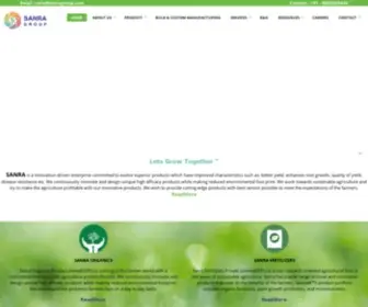 Sanraorganics.com(Sanra Organics Pvt Ltd) Screenshot