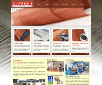 Sanrhea.com(Technical Textiles Limited) Screenshot