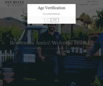 Sanrucci.com(San Rucci Winery) Screenshot