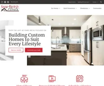 Sanrufohomes.com(San Rufo Homes) Screenshot