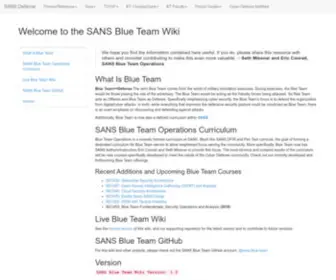 Sans.blue(SANS Blue Team Operations) Screenshot