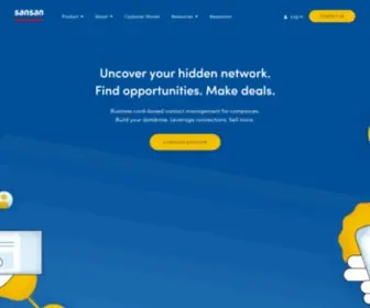 SanSan.com(Centralized Business Card) Screenshot