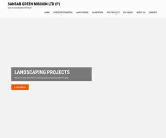 Sansargreen.in(Landscaping Company) Screenshot