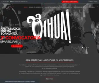 Sansebastianfilmcommission.com(San Sebastián) Screenshot