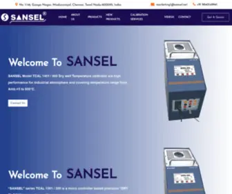 Sansel.net(Sansel Instruments And Controls) Screenshot