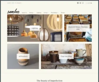 Sansho.com(Japanese Interiors) Screenshot