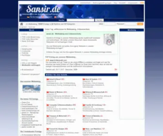 Sansir.de(Webkatalog, Linkverzeichnis) Screenshot