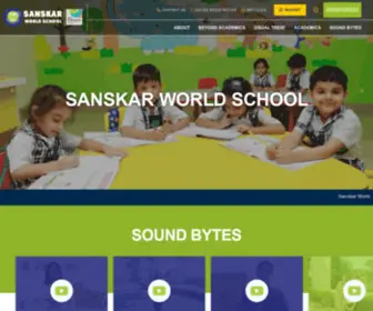 Sanskarworldschool.org(Sanskarworldschool) Screenshot