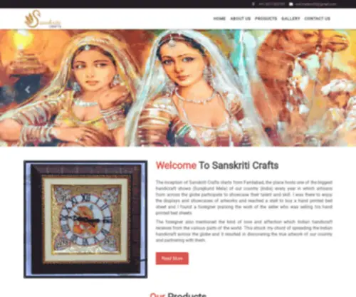 Sanskriticrafts.com(Sanskriti) Screenshot