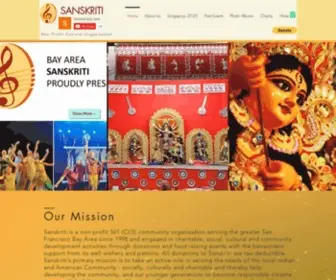 Sanskriti.org(Sanskriti Bay Area) Screenshot