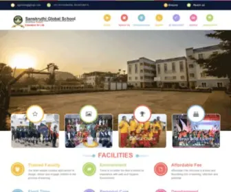 SanskruthiGlobalschool.in(Sanskruthi Global School) Screenshot