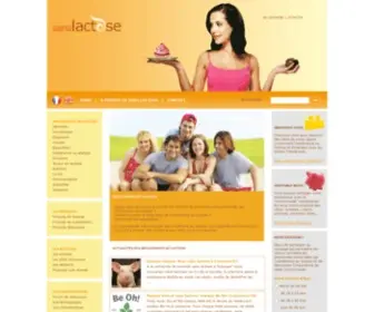 Sanslactose.com(Intolérance) Screenshot