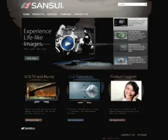 Sansuiproducts.com(Sansui Products) Screenshot