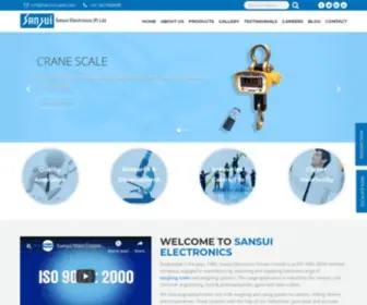 Sansuiscales.com(Electronic weighing scale) Screenshot