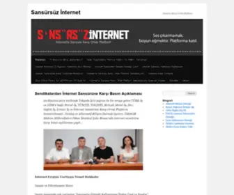 Sansursuzinternet.org.tr(Sans) Screenshot