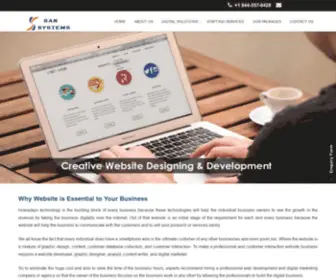 Sansystemsllc.com(Website Design & Website Development Company in USA) Screenshot