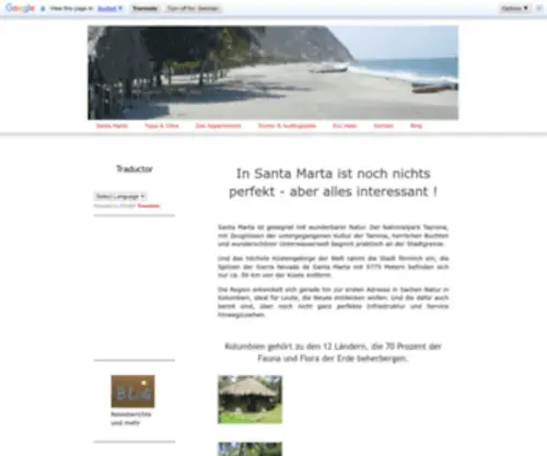 Santa-Marta.de(Urlaub im Paradies) Screenshot