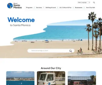 Santa-Monica.org(City of Santa Monica) Screenshot