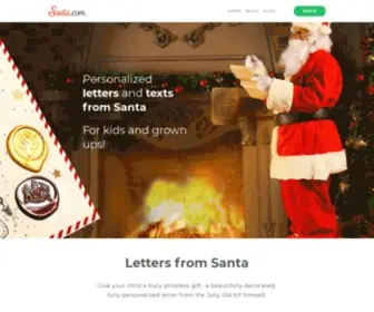Santa.com(Get a Free Email from Santa Claus) Screenshot