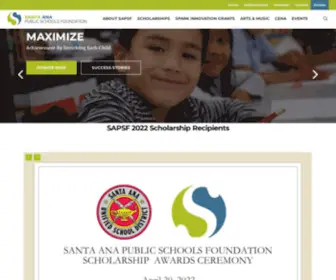 Santaanapublicschoolsfoundation.org(Santa Ana Public Schools Foundation) Screenshot