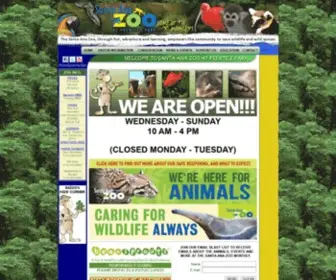 Santaanazoo.org(Animal) Screenshot