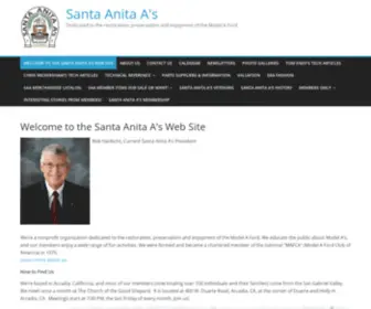 Santaanitaas.org(Dedicated to the restoration) Screenshot