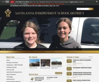 Santaannaisd.net(Santa Anna Independent School District) Screenshot