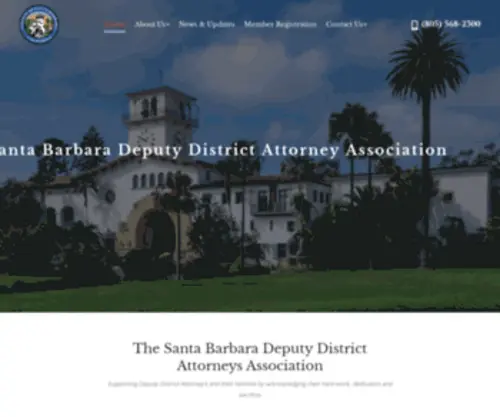 Santabarbaradeputydistrictattorneyassociation.org(Santa Barbara Deputy District Attorney Association) Screenshot