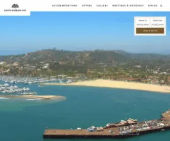 Santabarbarainn.com(Hotel in Santa Barbara) Screenshot