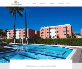 Santabarbaramanzanillo.com(Hotel Santa Barbara) Screenshot