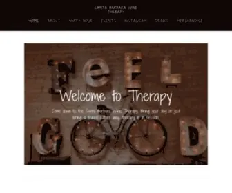 Santabarbarawinetherapy.com(Located in downtown Santa Barbara. Wine Therapy) Screenshot