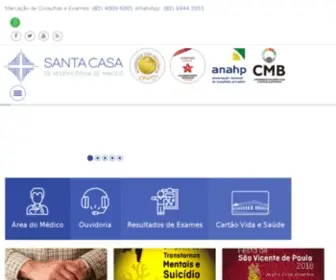 Santacasademaceio.com.br(Santa) Screenshot