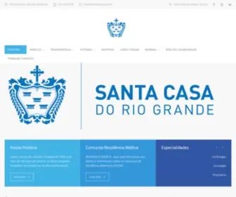 Santacasarg.com.br(Associação de Caridade Santa Casa do Rio Grande) Screenshot