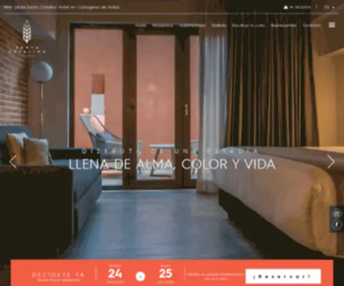 Santacatalinahotel.com.co(Santa Catalina Hotel en Cartagena de Indias) Screenshot