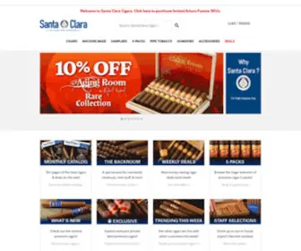Santaclaracigars.com(Wholesale Cigars) Screenshot