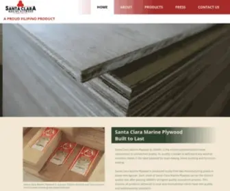 Santaclaraplywood.com(Santa Clara Marine Plywood) Screenshot