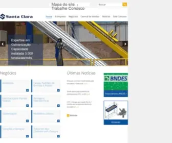 Santaclarasa.com.br(Indústria) Screenshot