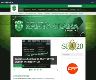 Santaclarasporting.com(Santa Clara Sporting) Screenshot