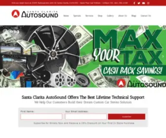 Santaclaritaautosound.com(Santa Clarita Auto Sound) Screenshot