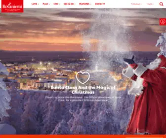 Santaclaus.fi(Santa Claus and the magic of Christmas in Rovaniemi) Screenshot