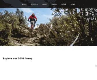 Santacruzbikes.com(Santa Cruz Bicycles) Screenshot