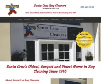 Santacruzrug.com(Best Carpet Cleaning in Santa Cruz) Screenshot