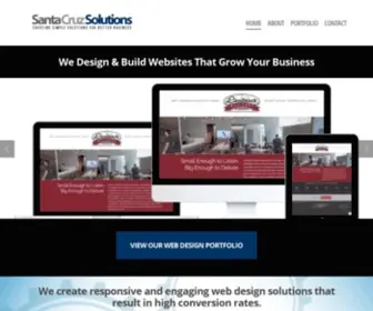 Santacruzsolutions.com(A Santa Cruz Web Design Company) Screenshot